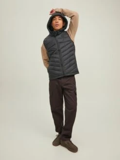 Jack & Jones Bodywarmers Bodywarmer HERO Heren Zwart -Herenkleding 35fa55cf370e60b2a9d1bb626b7c50de