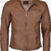 Mustang Leren Jassen Tussenjas 31021311 Heren Cognac