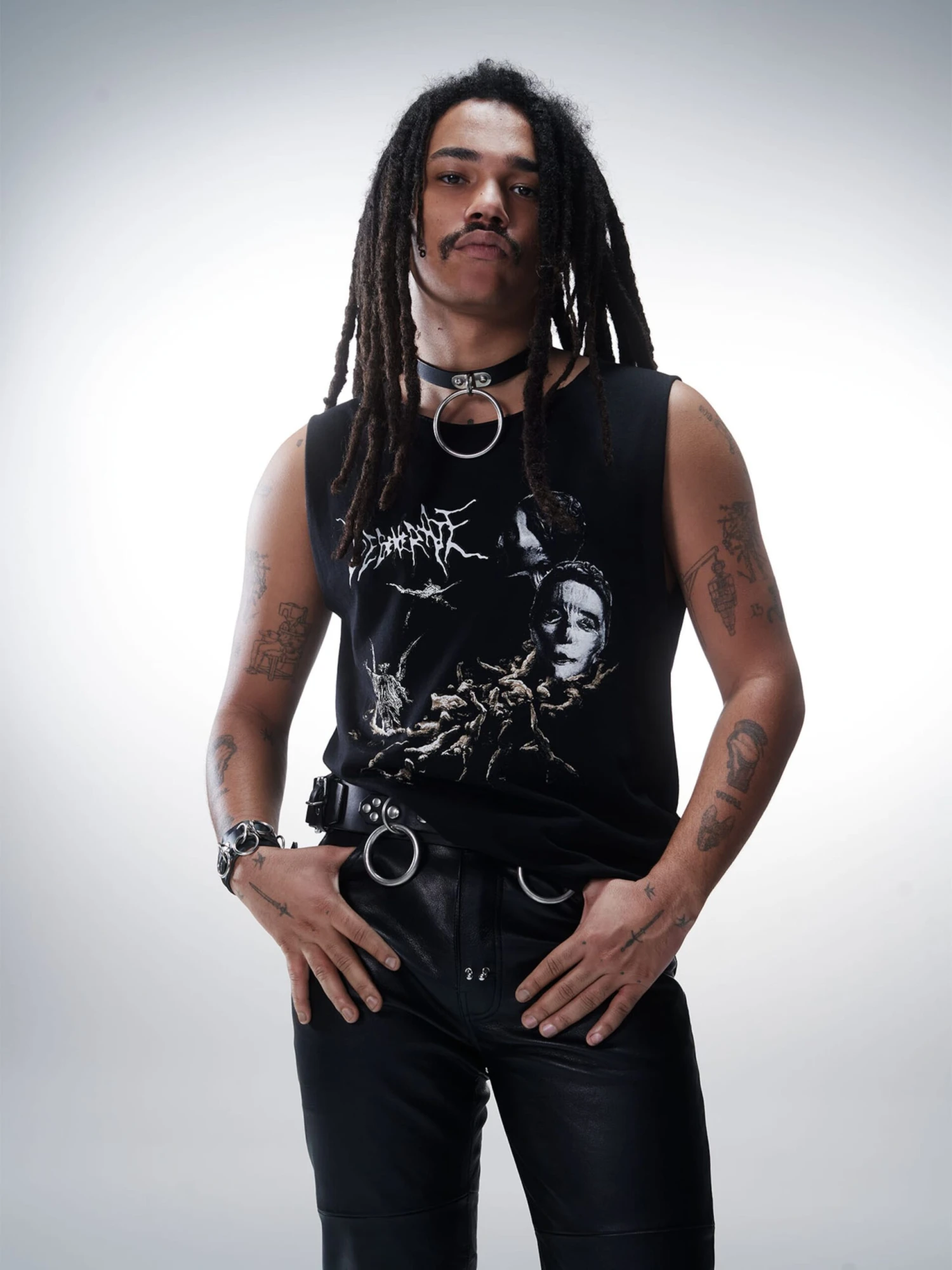 Tanktops Shirt Thilo Heren Zwart 3 Tanktops Shirt Thilo Heren Zwart - Afbeelding 3