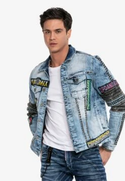 Cipo & Baxx Tussenjassen Tussenjas Heren Blauw -Herenkleding 387c1752453c7f7c7564c3518bb7d5b3