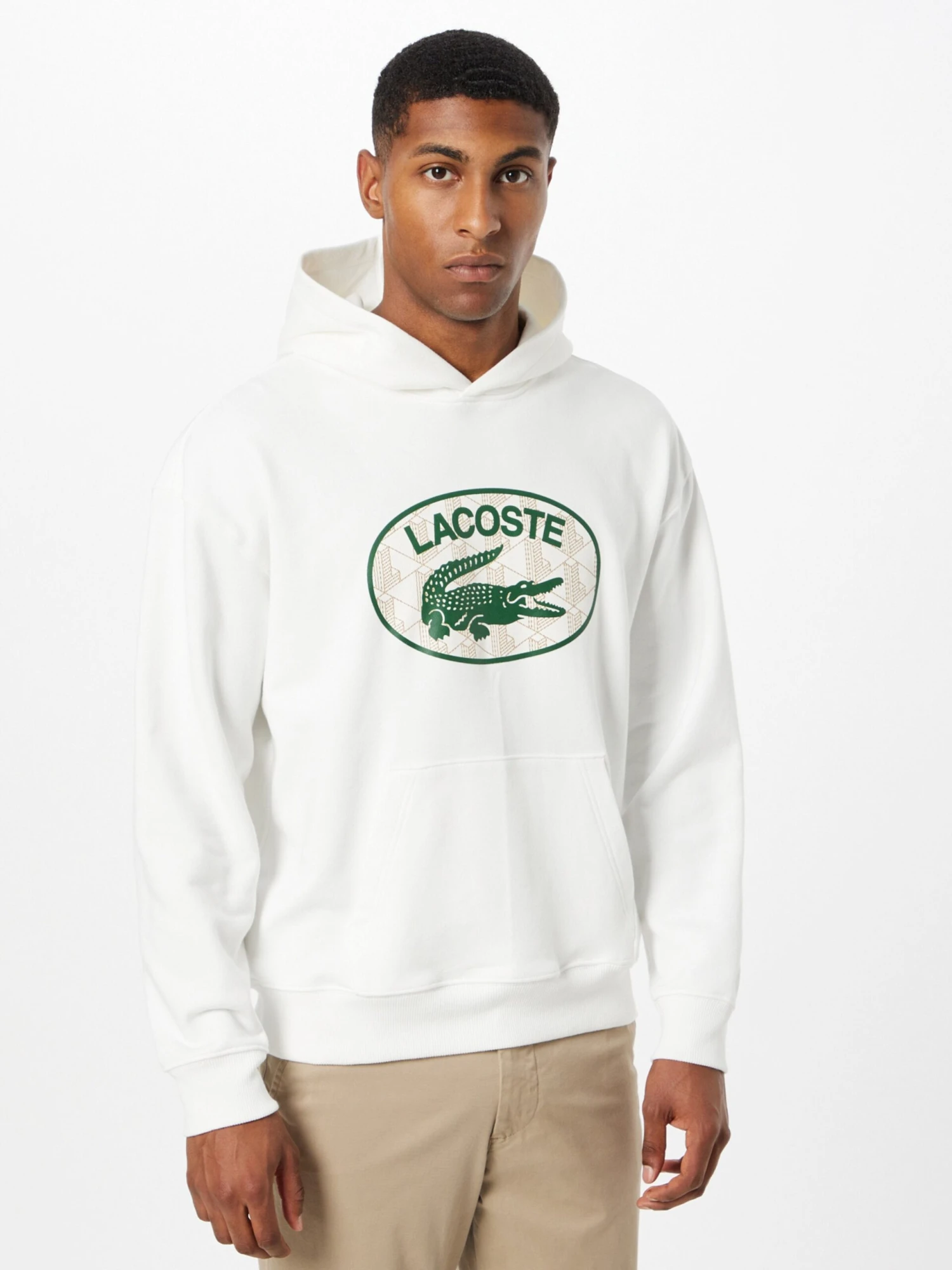 Lacoste Hoodies Sweatshirt Heren Wit 3 Lacoste Hoodies Sweatshirt Heren Wit - Afbeelding 3