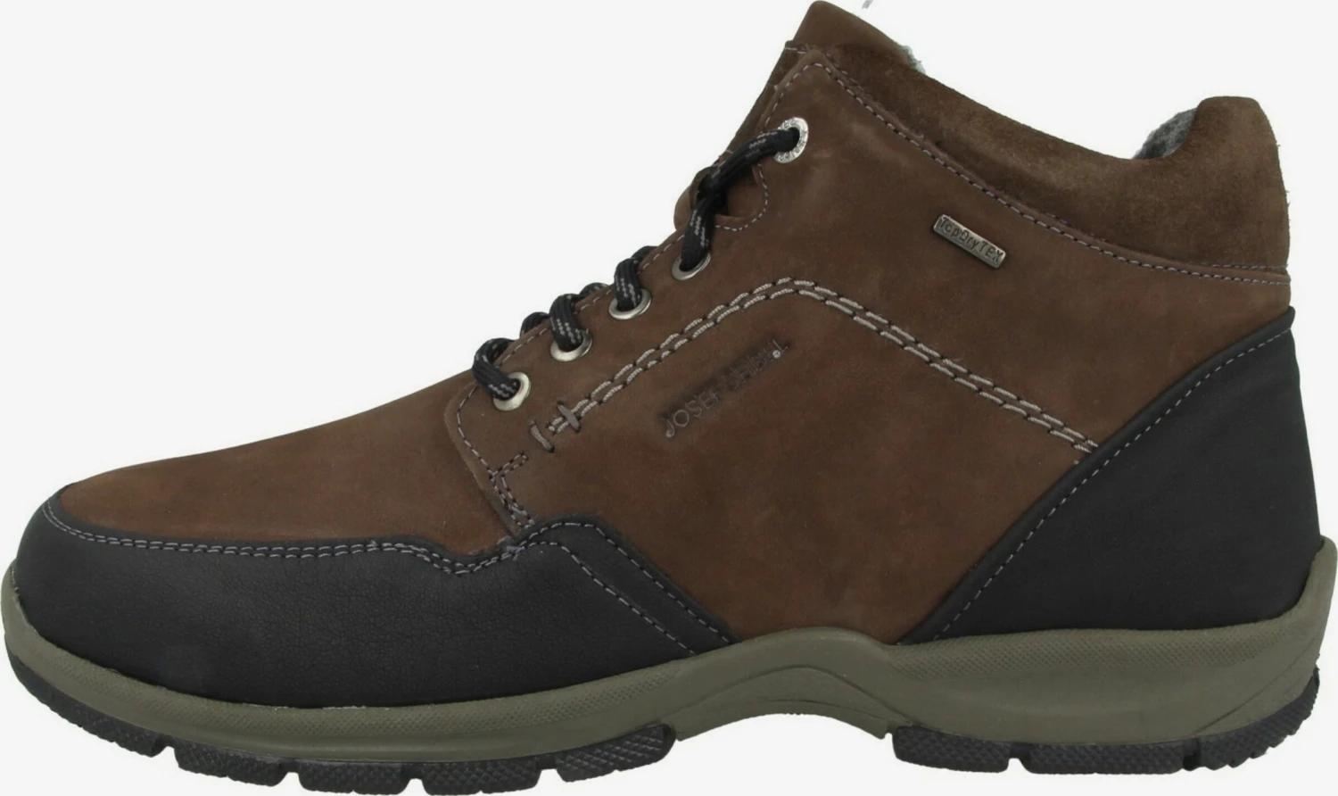 Josef Seibel Boots & Laarzen Veterboots Lenny Heren Sepia / Ombergrijs 2 Josef Seibel Boots & Laarzen Veterboots Lenny Heren Sepia / Ombergrijs - Afbeelding 2