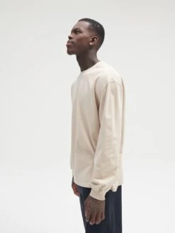 Longsleeves Shirt David Heren Beige -Herenkleding 3a920dd4560d6c41427d5ce57a85c500