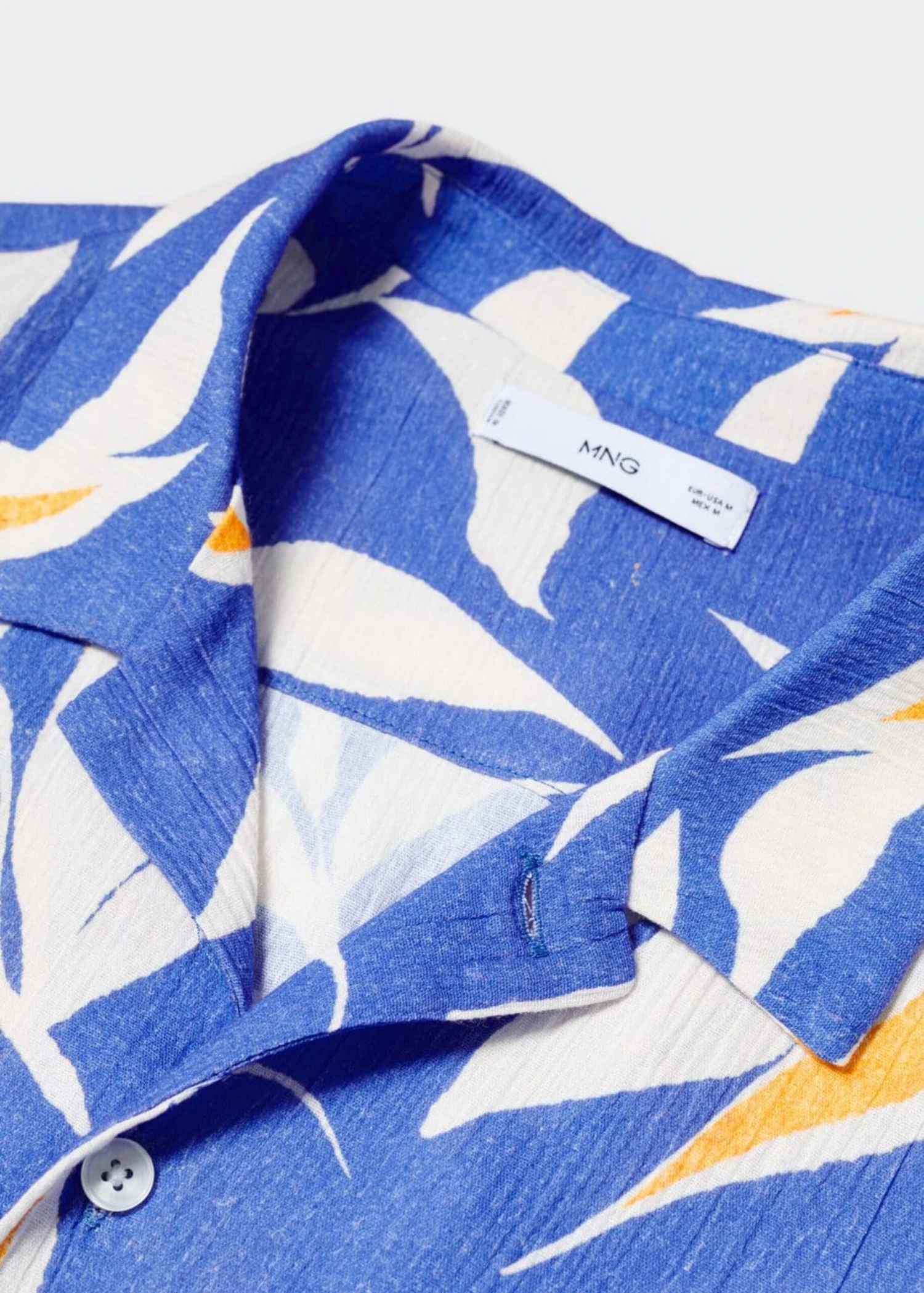 T-shirts Regular Fit Shirt Pau Heren Neonblauw 2 T-shirts Regular Fit Shirt Pau Heren Neonblauw - Afbeelding 2