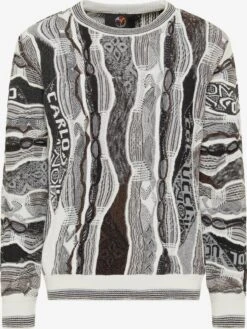 CARLO COLUCCI Crewneck Truien Trui DAmico Heren Grijs