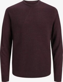 Jack & Jones Crewneck Truien Trui BROOKLYN Heren Wijnrood