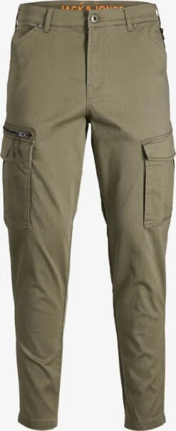 Jack & Jones Cargobroeken Slimfit Cargobroek Ace Dex Heren Kaki