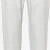 Topman Pantalons Tapered Bandplooibroek Heren Grijs / Lichtgrijs
