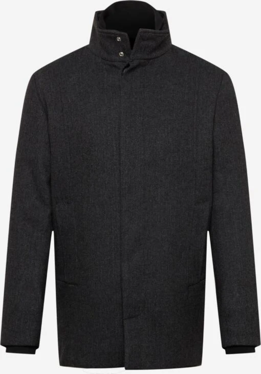 Jack & Jones Wintermantels Winterjas Dunham Heren Donkergrijs