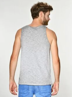 Top Gun Tanktops Shirt Engine Heren Grijs -Herenkleding 40edeca35130827cc9025a8a4ab2cdfd