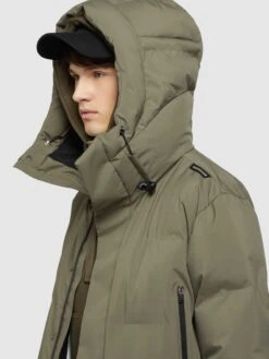 Khujo Wintermantels Winterjas Slow Heren Olijfgroen -Herenkleding 41667713b95acbdc6182d382899cc7d6