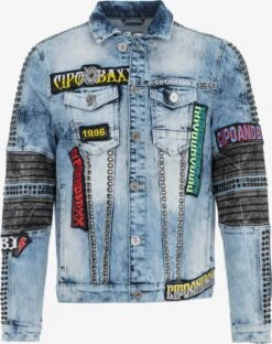 Cipo & Baxx Tussenjassen Tussenjas Heren Blauw