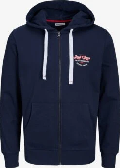 Jack & Jones Sweatvesten Met Capuchon Sweatvest ANDY Heren Navy