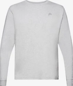 ESPRIT Longsleeves Shirt Heren Lichtgrijs