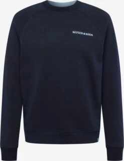 Scotch & Soda Sweatshirts Sweatshirt Heren Pastelblauw / Donkerblauw