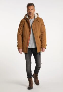 DreiMaster Vintage Parkas Winterparka Gaya Heren Bruin -Herenkleding 47e18551c03e8c26440b06ea07e31b21