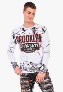 Cipo & Baxx Longsleeves Shirt Heren Gemengde Kleuren -Herenkleding 493323af7573d886aa6280e0b62445ea