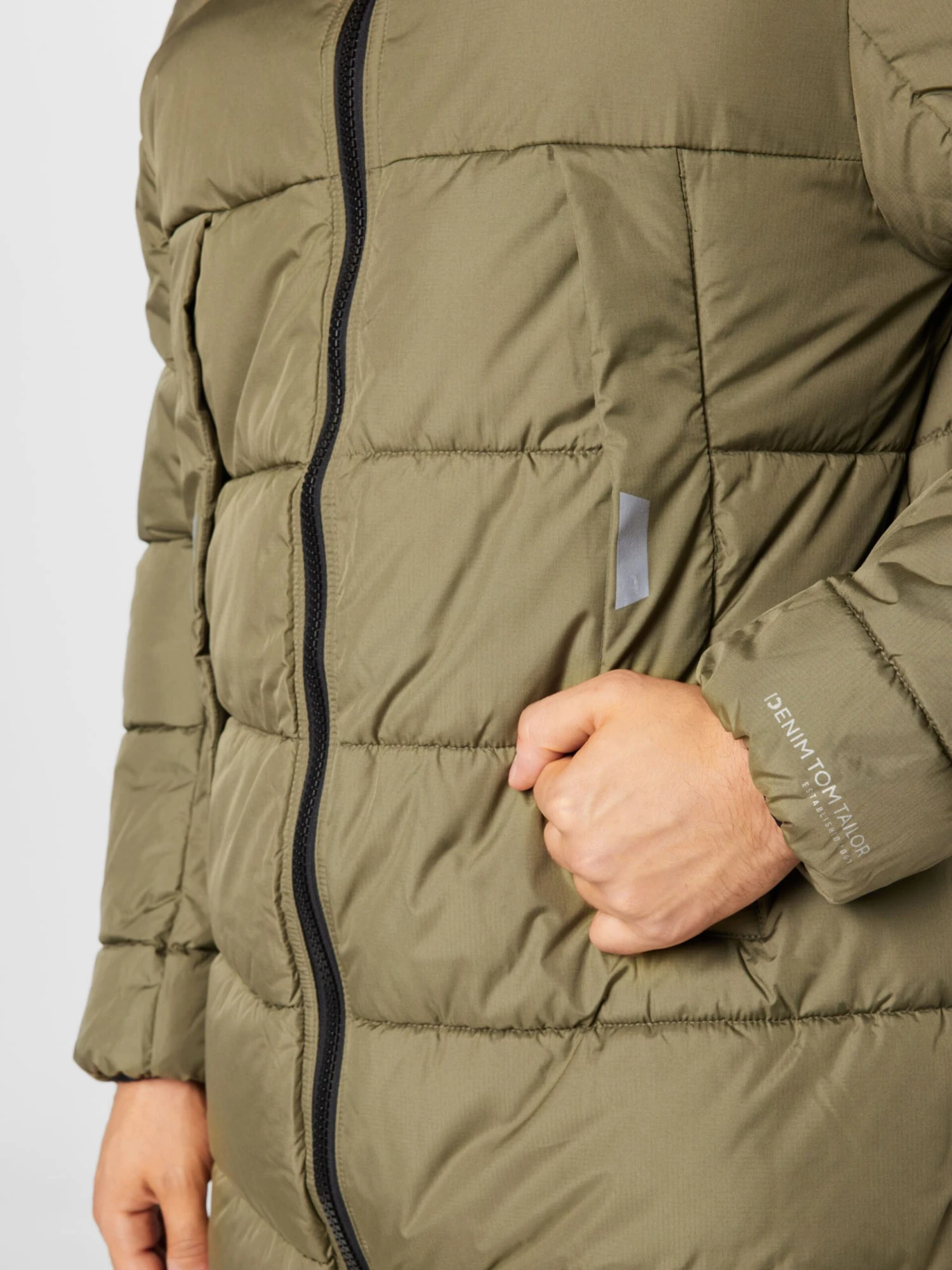 TOM TAILOR Denim Tussenmantels Tussenjas Heren Olijfgroen 2 TOM TAILOR Denim Tussenmantels Tussenjas Heren Olijfgroen - Afbeelding 2