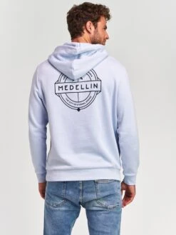 Shiwi Hoodies Sweatshirt Heren Marine / Lichtblauw -Herenkleding 4dac8867253ce83329c7dbadd5abb89f