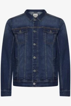 Blend Spijkerjassen Regular Fit Tussenjas Heren Donkerblauw -Herenkleding 4eb5289ca9ece0761389ac109a218a4a