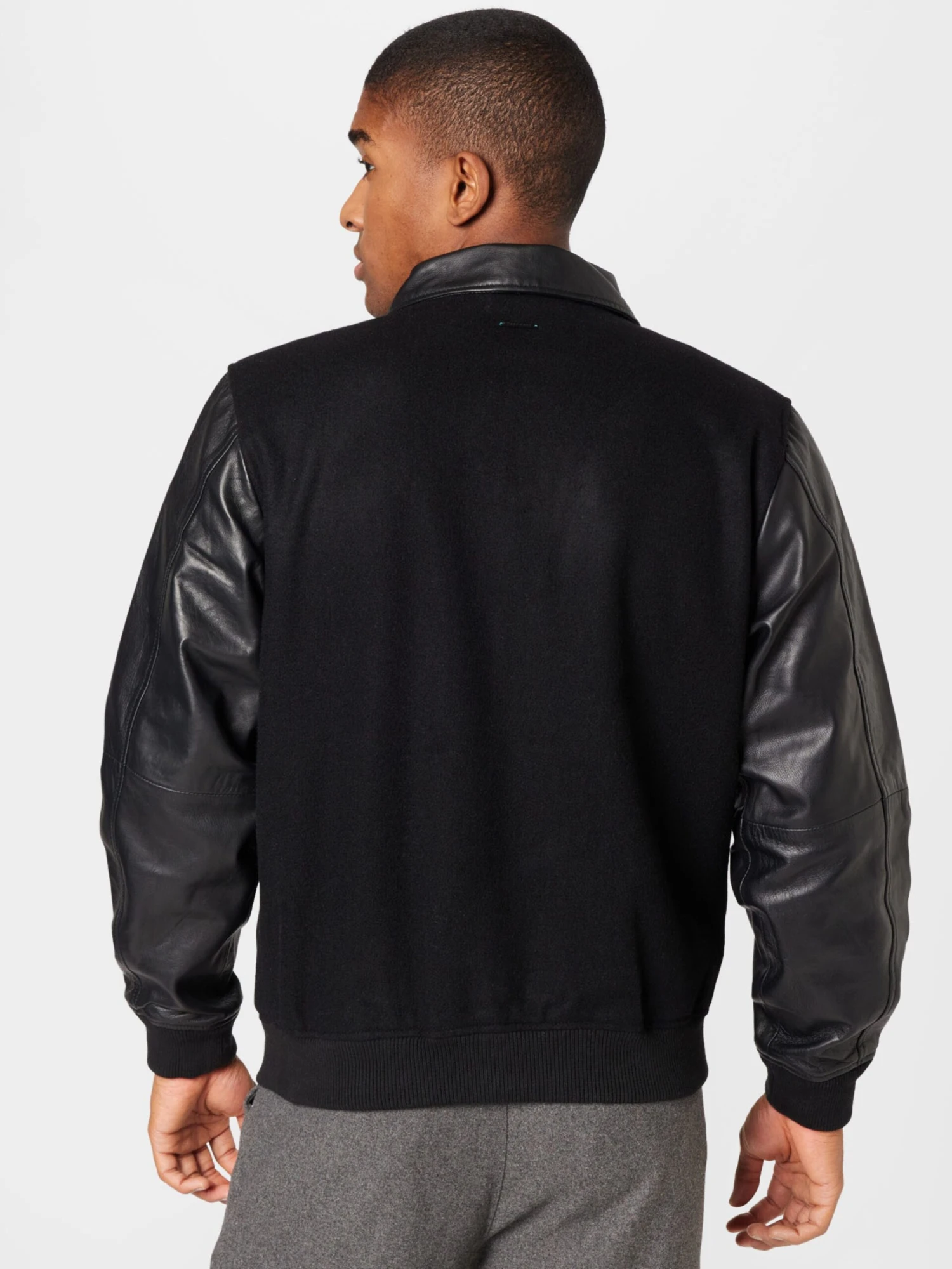 Leren Jassen Tussenjas Heren Zwart 4 Leren Jassen Tussenjas Heren Zwart - Afbeelding 4