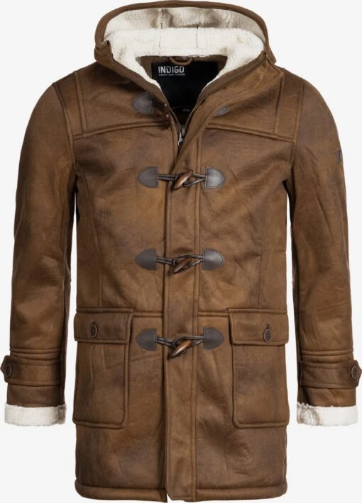 Indicode Jeans Wintermantels Winterjas Calshot Heren Bruin