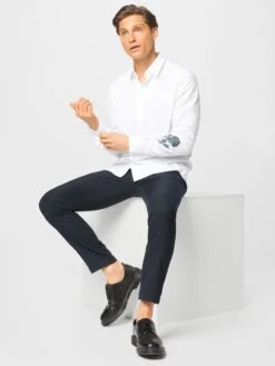 Hugo Pantalons Skinny Broek David Heren Kobaltblauw -Herenkleding 50bb0ffa8e65b1b7b20310608dc80ffa