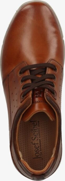 Josef Seibel Sportieve Veterschoenen Sportieve Veterschoen Heren Cognac -Herenkleding 5190a7a794653878fdcfdadfb9042690