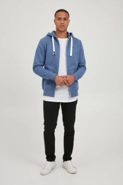 Solid Sweatvesten Met Capuchon Sweatvest BennZip Heren Blauw -Herenkleding 52c10ee1f84f8e185157856beb010834