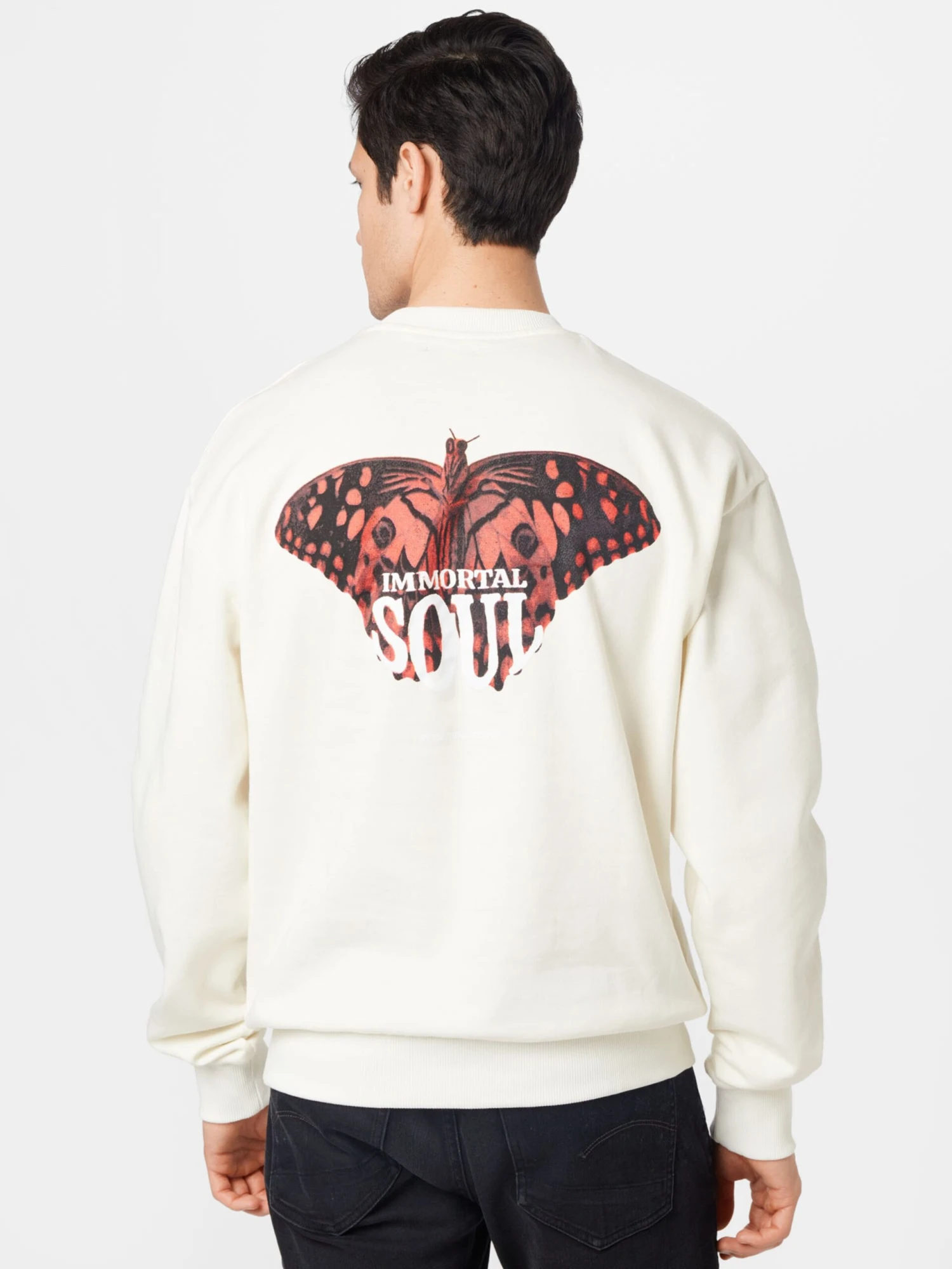 Sweatshirts Sweatshirt Heren Wit 4 Sweatshirts Sweatshirt Heren Wit - Afbeelding 4