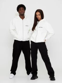 Sweatvesten Met Capuchon Sweatvest OLD LONDON Heren Wit -Herenkleding 53b4d0e0b38ef3606c20eb5d451c4912