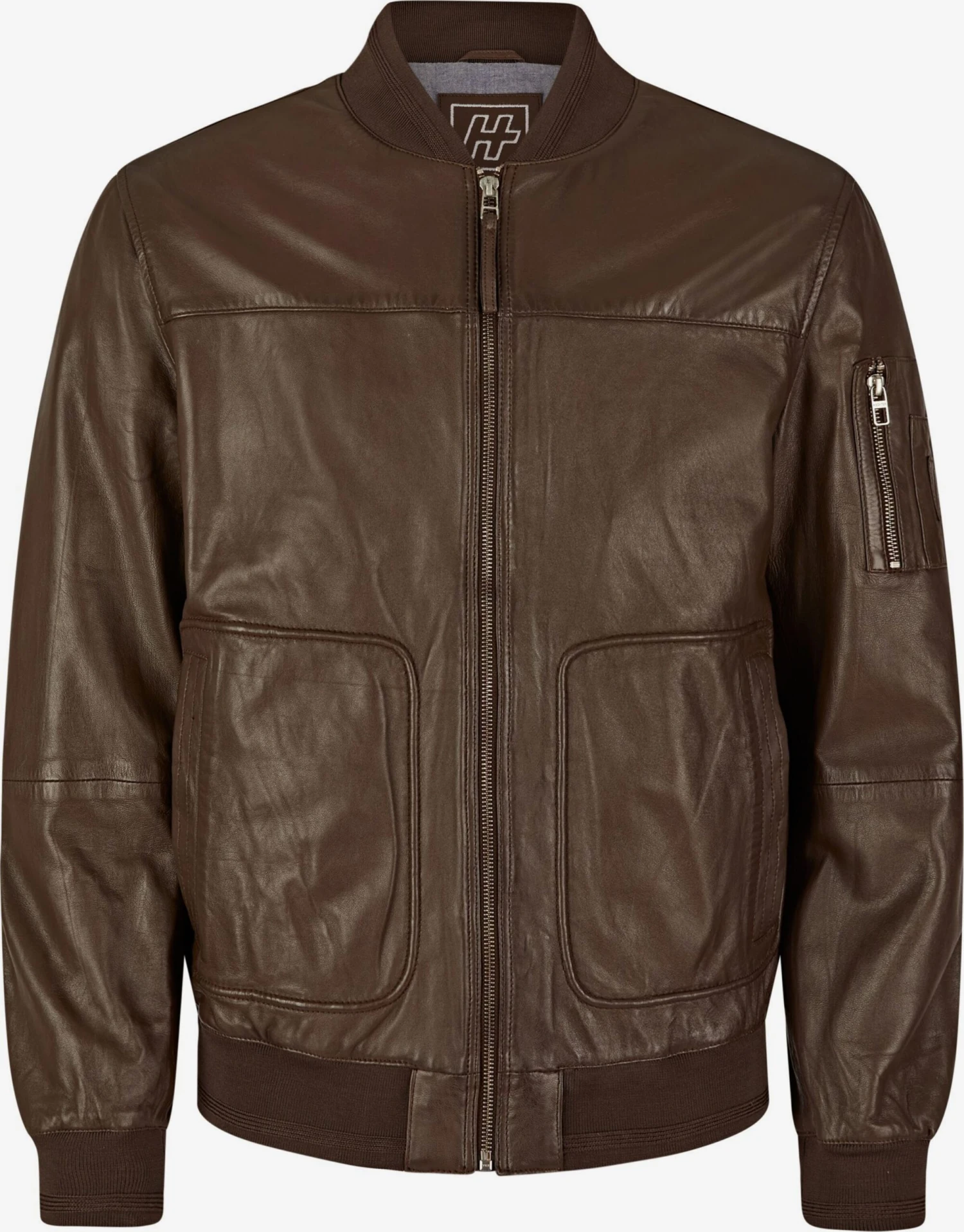 Leren Jassen Tussenjas Heren Donkerbruin 1 Leren Jassen Tussenjas Heren Donkerbruin