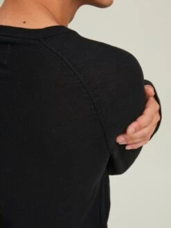 Jack & Jones Crewneck Truien Trui Berg Heren Zwart -Herenkleding 55671d6db1766c8f53e9e5ddf29674e2