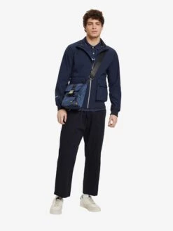 ESPRIT Tussenjassen Tussenjas Heren Navy -Herenkleding 55e6d50f7442b301c37c3321b9aab323