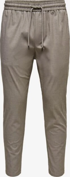 Only & Sons Pantalons Tapered Broek Linus Heren Greige