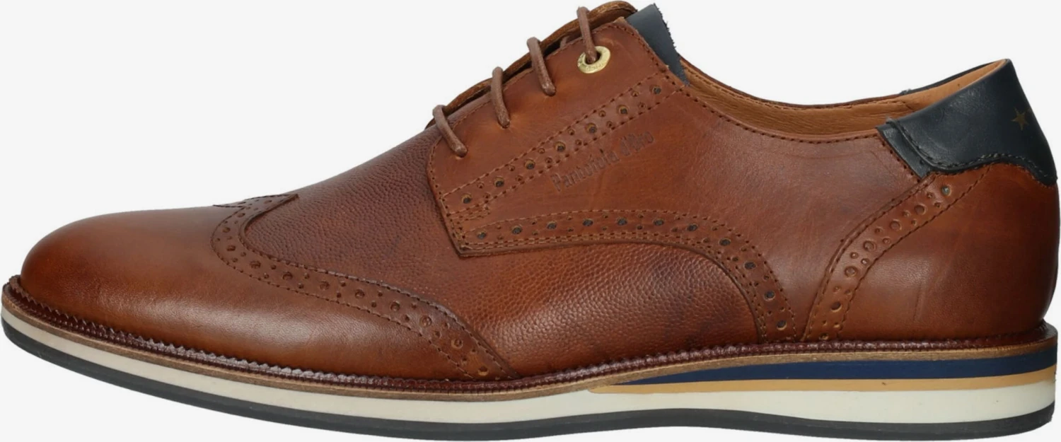 Pantofola D'Oro Casual Veterschoenen Veterschoen Rubicon Uomo Heren Cognac 2 Pantofola D'Oro Casual Veterschoenen Veterschoen Rubicon Uomo Heren Cognac - Afbeelding 2