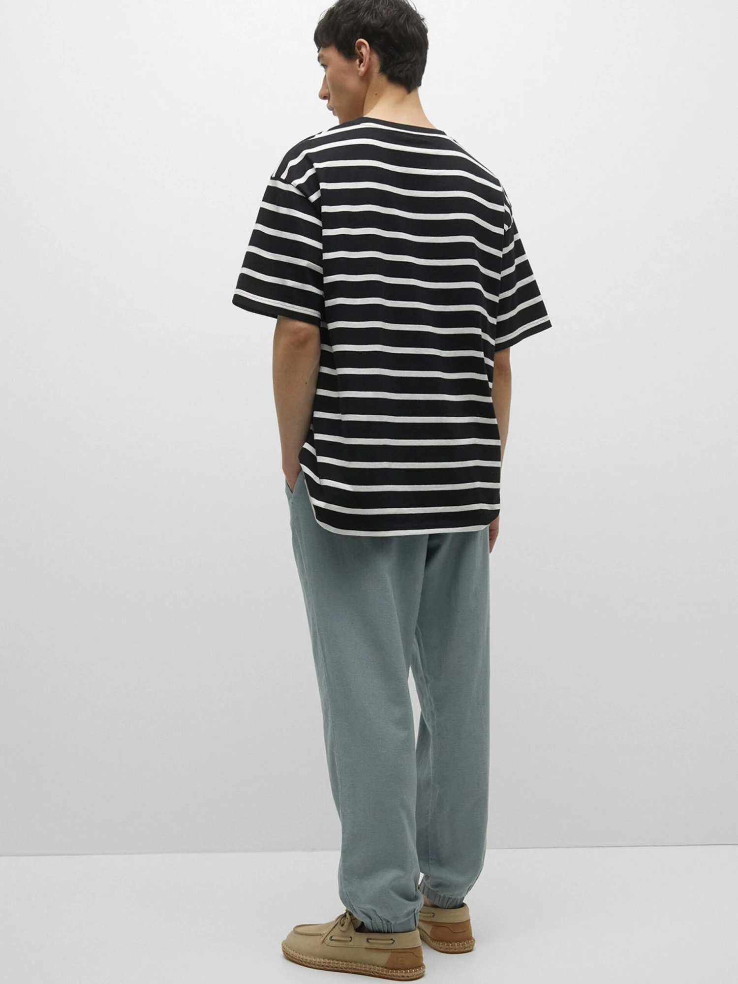 PULL & BEAR Pantalons Tapered Broek Heren Smoky Blue 5 PULL & BEAR Pantalons Tapered Broek Heren Smoky Blue - Afbeelding 5