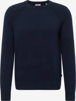 ESPRIT Crewneck Truien Trui Heren Donkerblauw