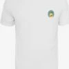 T-shirts Shirt Ufo Pizza Heren Wit