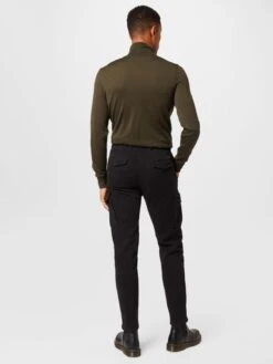 Strellson Cargobroeken Loosefit Cargobroek Lucco Heren Zwart -Herenkleding 5cfefb934e0e5ab62aac61c178021569