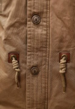 Indicode Jeans Parkas Winterparka Barge Heren Lichtbruin -Herenkleding 5e2db58da3416a0d02b54256bc9121d5