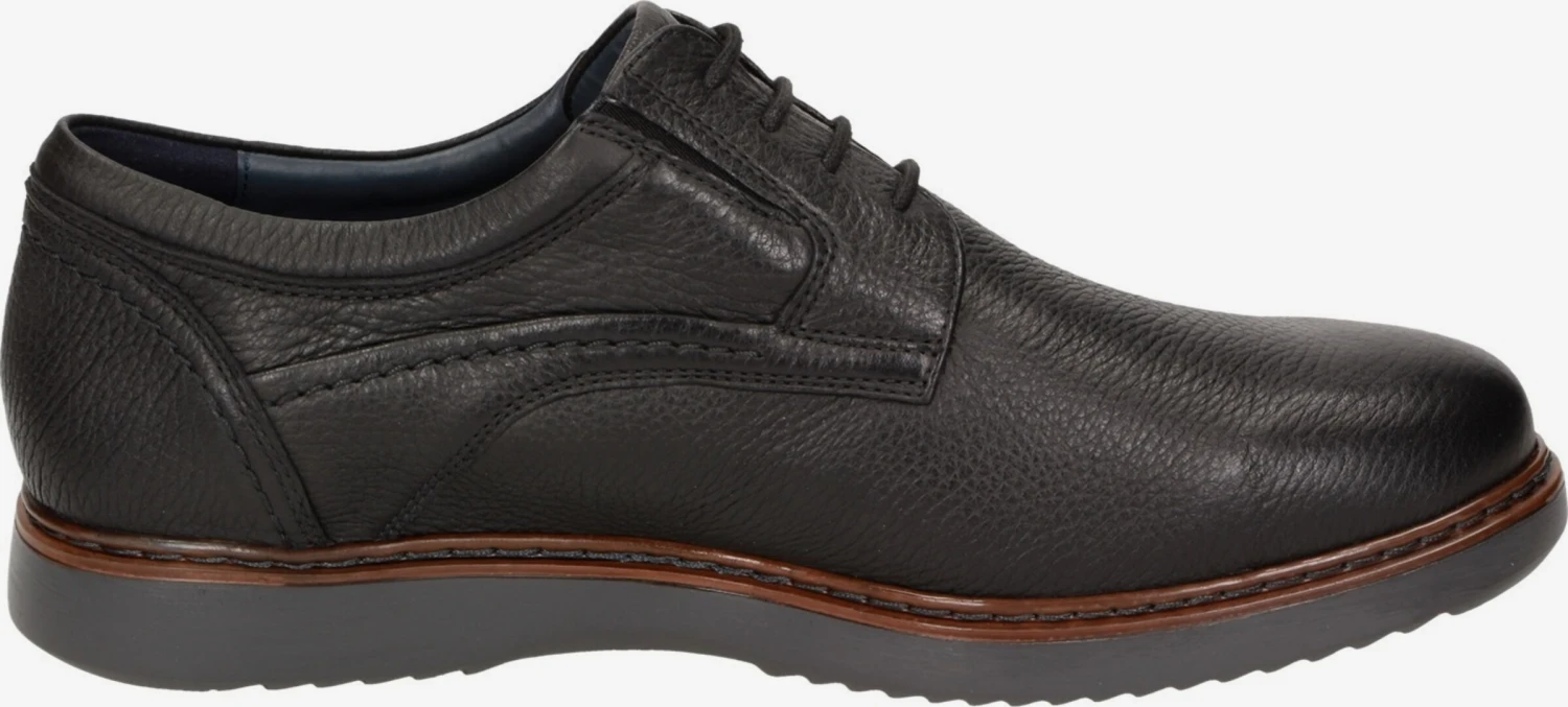 Casual Veterschoenen Veterschoen Uras-702-K Heren Zwart 4 Casual Veterschoenen Veterschoen Uras-702-K Heren Zwart - Afbeelding 4