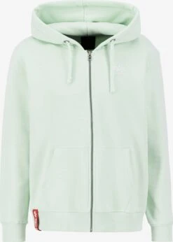 Alpha Industries Sweatvesten Met Capuchon Sweatvest Heren Mintgroen