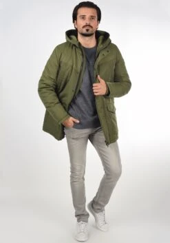 Solid Parkas Winterparka Heren Groen -Herenkleding 5fbbf48ae48cc2b17a93d7375b9e4006