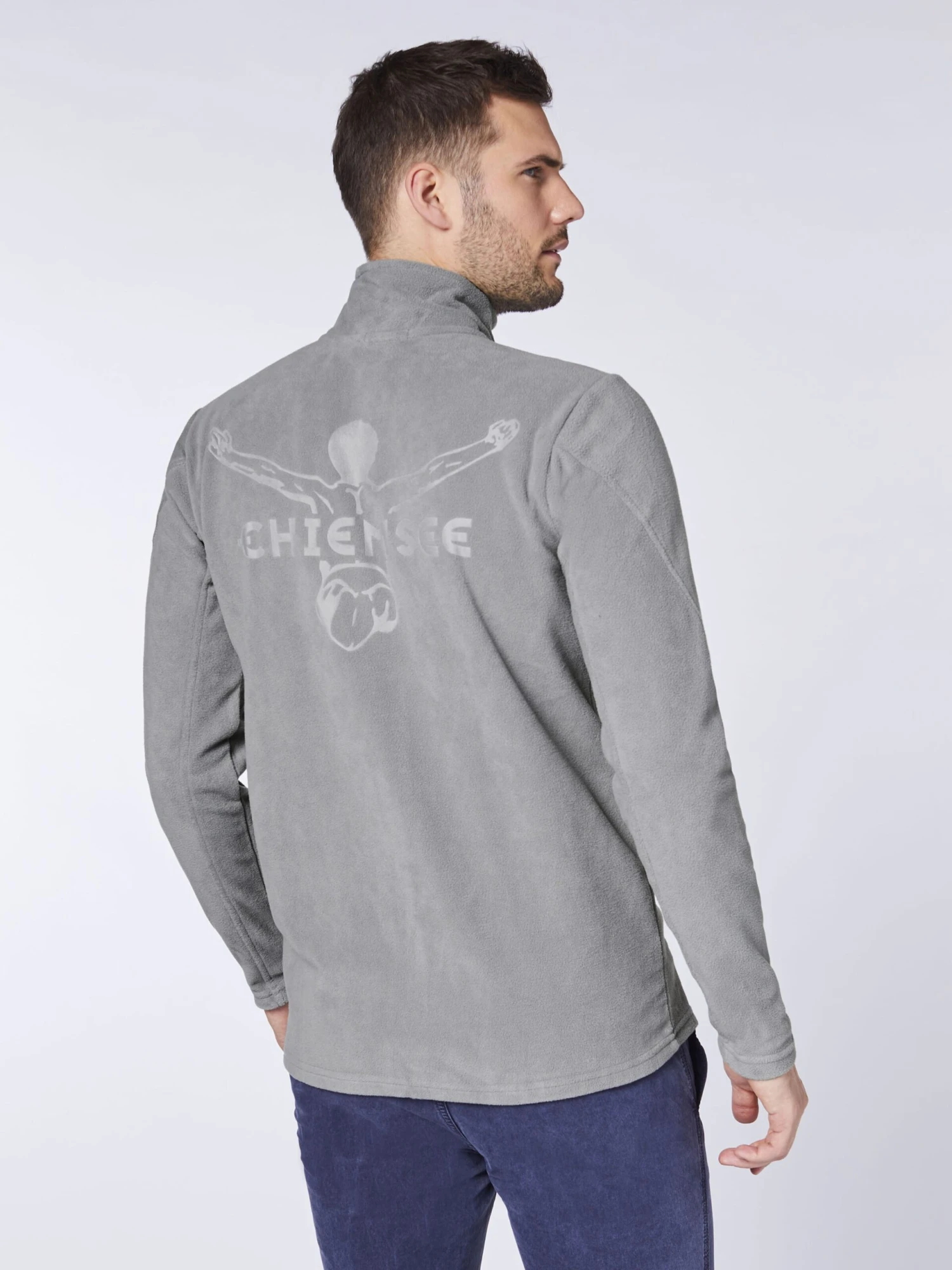 Chiemsee Fleece Jassen Fleece Jas Heren Grijs / Lichtgrijs 4 Chiemsee Fleece Jassen Fleece Jas Heren Grijs / Lichtgrijs - Afbeelding 4