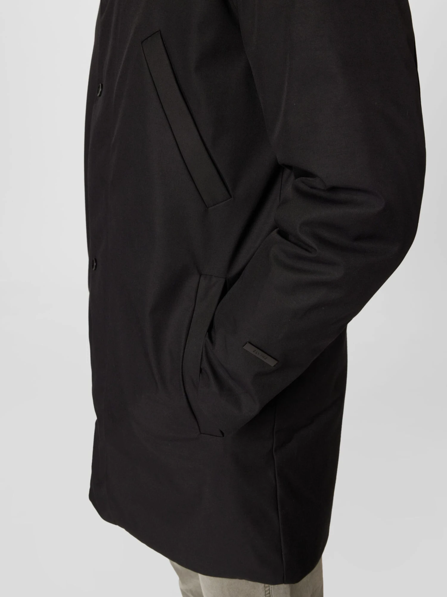 Elvine Wintermantels Winterjas Keating Heren Zwart 2 Elvine Wintermantels Winterjas Keating Heren Zwart - Afbeelding 2