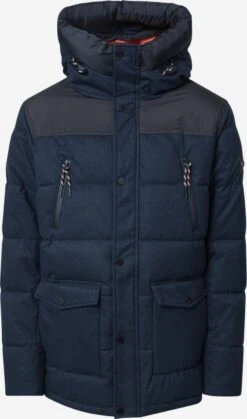 Indicode Jeans Winterjassen Winterjas Heren Navy / Enziaan