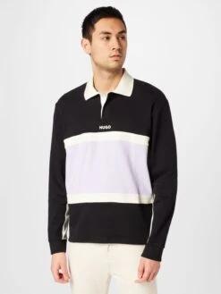 Hugo Longsleeves Shirt Denero Heren Zwart -Herenkleding 61d4aa3a395b6a5ed9666c3bd383c175