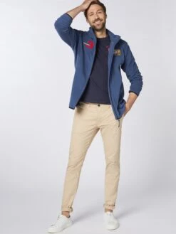 Fleece Jassen Fleece Jas Heren Duifblauw -Herenkleding 62ef33f6e113eedb6bedc7d8752e12fc