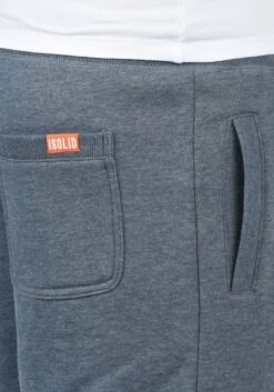 Solid Sweat Shorts Regular Broek Heren Blauw -Herenkleding 67a125a45bf90b9010f7d8ac1edf2474